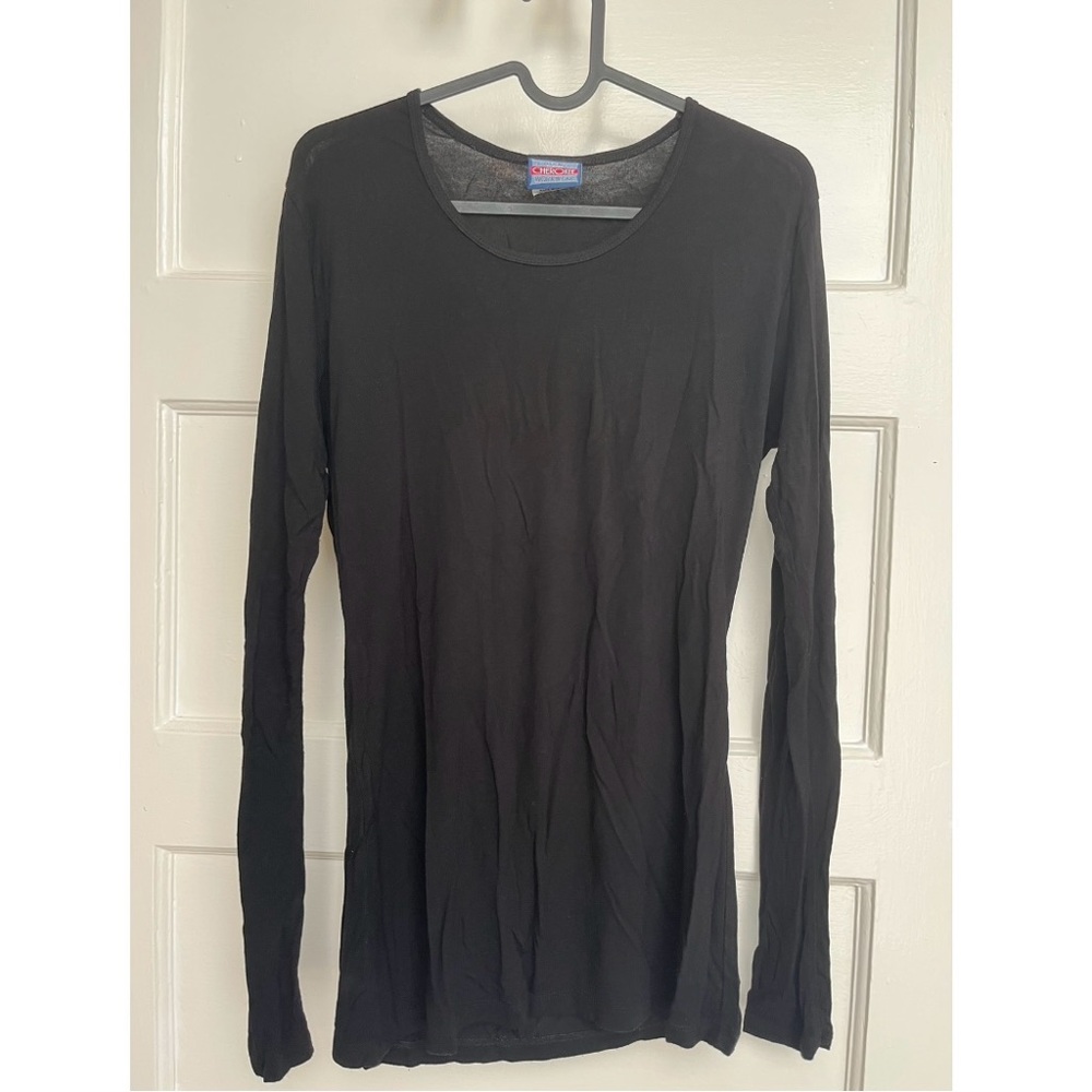 Small black long-sleeved underscrubs from Cherokee
